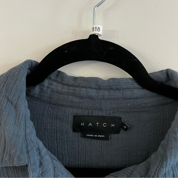 Hatch Blue Maternity Lenora Romper Size 2 - Picture 5 of 8